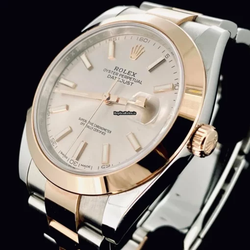 Fabulous Replica Rolex Datejust II 126301 Caliber 3235 Automatic Movement 41mm Gold/steel Case Mens/unisex Watch - Image 6