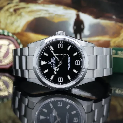 Awesome Replica Rolex Explorer 114270 Caliber 3130 Automatic Movement 36x42mm Steel Case Mens/unisex Watch - Image 3