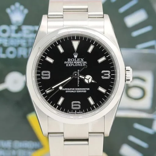 Awesome Replica Rolex Explorer 114270 Caliber 3130 Automatic Movement 36x42mm Steel Case Mens/unisex Watch - Image 6