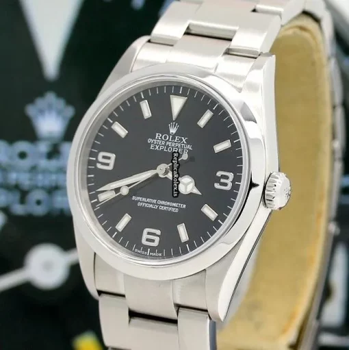 Awesome Replica Rolex Explorer 114270 Caliber 3130 Automatic Movement 36x42mm Steel Case Mens/unisex Watch - Image 7