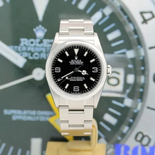 Awesome Replica Rolex Explorer 114270 Caliber 3130 Automatic Movement 36x42mm Steel Case Mens/unisex Watch - Image 9