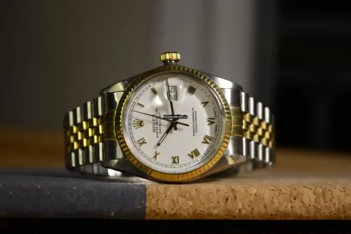 Mind-boggling Clone Rolex Datejust 16013 Caliber 3135 Automatic Movement 36mm Gold/steel Case Mens/unisex Watch - Image 5