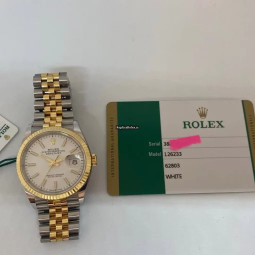 High-end Replica Rolex Datejust 126233 Caliber 3235 Automatic Movement 36mm Gold/steel Case Mens/unisex Watch - Image 6