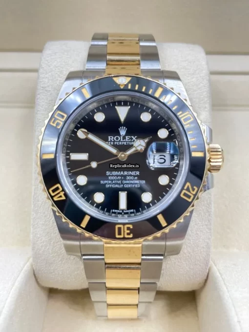Great Fake Rolex Submariner Date 116613ln Caliber 3135 Automatic Movement 40mm Gold/steel Case Mens/unisex Watch