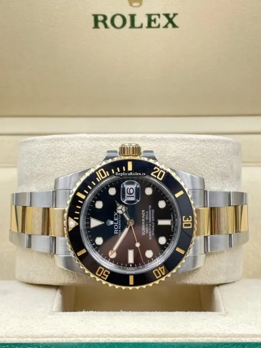 Great Fake Rolex Submariner Date 116613ln Caliber 3135 Automatic Movement 40mm Gold/steel Case Mens/unisex Watch - Image 10