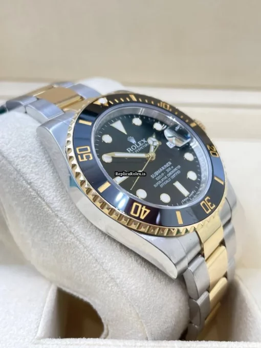 Great Fake Rolex Submariner Date 116613ln Caliber 3135 Automatic Movement 40mm Gold/steel Case Mens/unisex Watch - Image 3