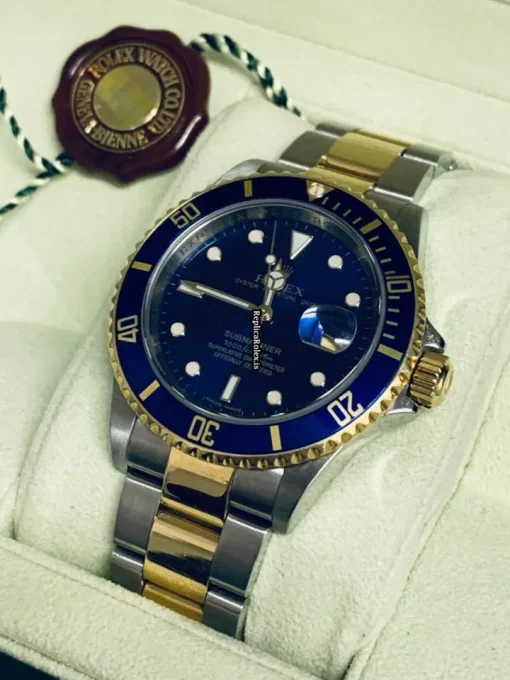Fabulous Replica Rolex Submariner Date 16613 Automatic Movement 40mm Steel Case Mens/unisex Watch - Image 10