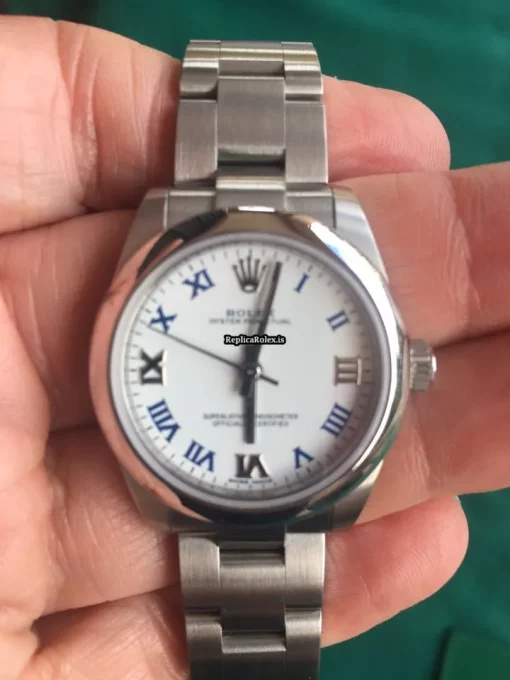 Design Fakes Rolex Oyster Perpetual 31 177200 Caliber 2231 Automatic Movement 31mm Steel Case Womens Watch