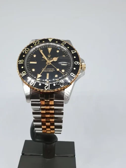 Luxury Replica Rolex Gmt-master 1675 Caliber 1570 Automatic Movement 40mm Gold/steel Case Mens/unisex Watch