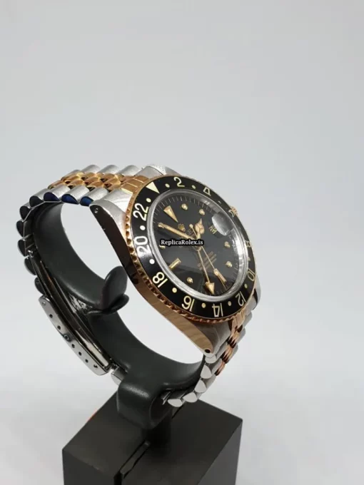 Luxury Replica Rolex Gmt-master 1675 Caliber 1570 Automatic Movement 40mm Gold/steel Case Mens/unisex Watch - Image 3