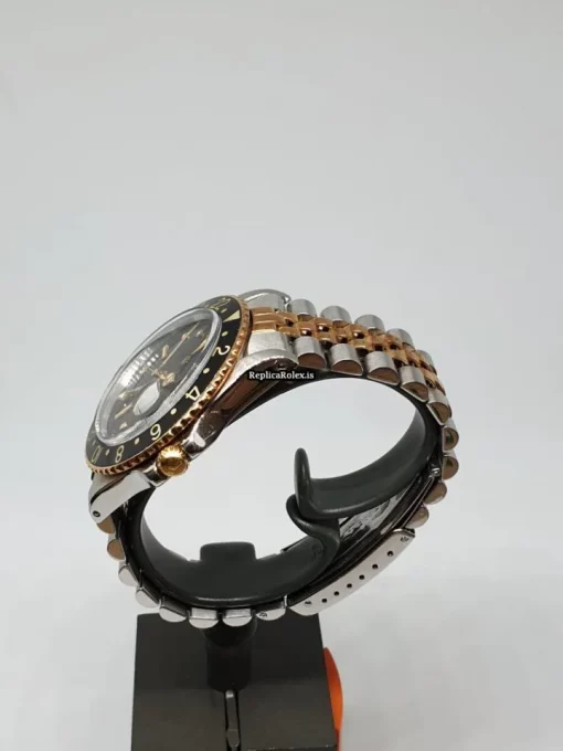 Luxury Replica Rolex Gmt-master 1675 Caliber 1570 Automatic Movement 40mm Gold/steel Case Mens/unisex Watch - Image 5