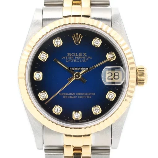 Neat Fake Rolex Lady-datejust 68273g Automatic Movement 31mm Gold/steel Case Mens/unisex Watch - Image 2