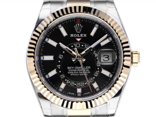 Superb Clone Rolex Sky-dweller 326933 Caliber 9001 Automatic Movement 42mm Steel Case Mens/unisex Watch
