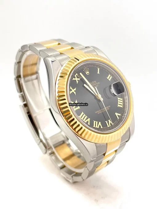 Incredible Replica Rolex Datejust II 116333 Caliber 3136 Automatic Movement 41mm Gold/steel Case Mens/unisex Watch - Image 2