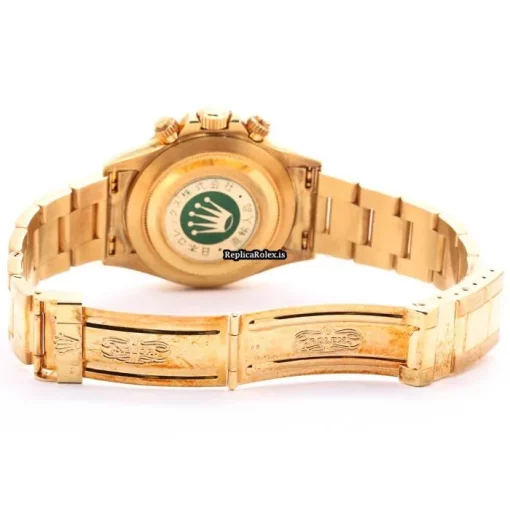 High-end Copy Rolex Daytona 16528g Caliber 4030 Automatic Movement 40mm Yellow Gold Case Mens/unisex Watch - Image 6
