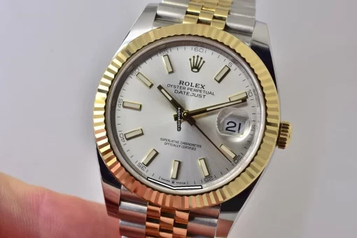 Perfect Fake Rolex Datejust 126333 Automatic Movement 41mm Gold/steel Case Mens/unisex Watch - Image 8