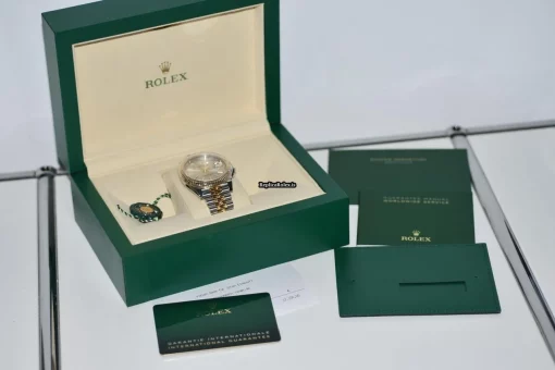 Perfect Fake Rolex Datejust 126333 Automatic Movement 41mm Gold/steel Case Mens/unisex Watch - Image 9
