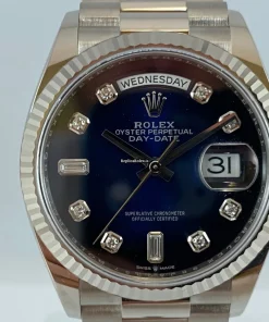 Epic Copies Rolex Day-date 36 128239 Caliber 3255 Automatic Movement 36x43mm White Gold Case Mens/unisex Watch