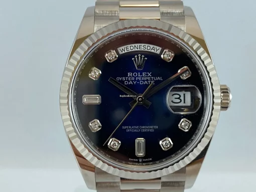Epic Copies Rolex Day-date 36 128239 Caliber 3255 Automatic Movement 36x43mm White Gold Case Mens/unisex Watch