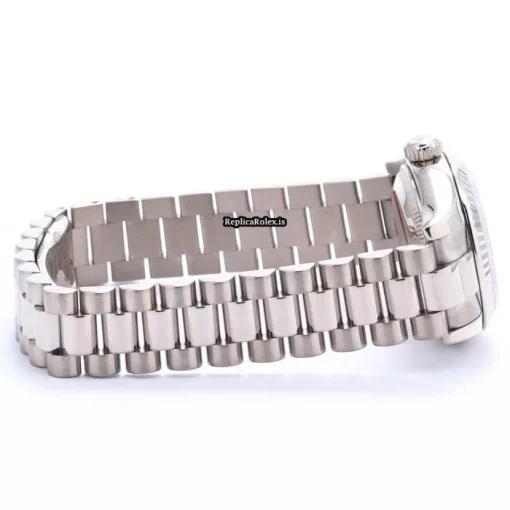 Exquisite Replica Rolex Lady-datejust 179179g Automatic Movement 26mm White Gold Case Womens Watch - Image 3