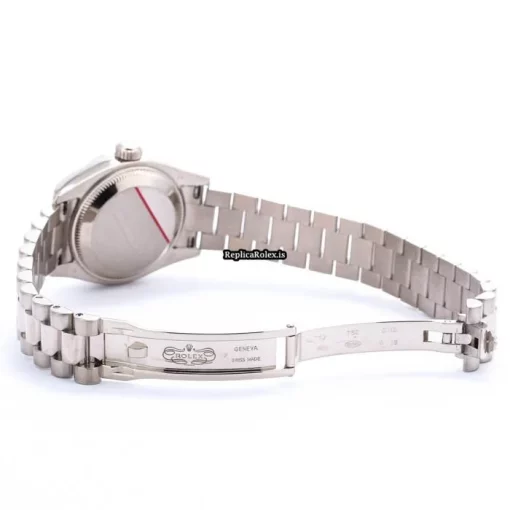 Exquisite Replica Rolex Lady-datejust 179179g Automatic Movement 26mm White Gold Case Womens Watch - Image 6