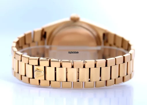 Luxury Fake Rolex Day-date Oysterquartz 19018 Quartz Movement 36mm Yellow Gold Case Mens/unisex Watch - Image 6