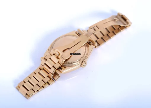 Luxury Fake Rolex Day-date Oysterquartz 19018 Quartz Movement 36mm Yellow Gold Case Mens/unisex Watch - Image 8