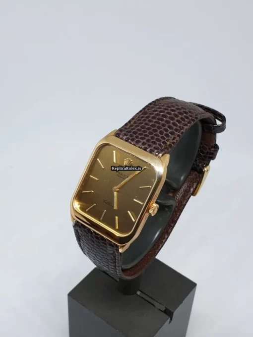 Wholesale Fakes Rolex Cellini 4135 27x36mm Yellow Gold Case Mens/unisex Watch - Image 3