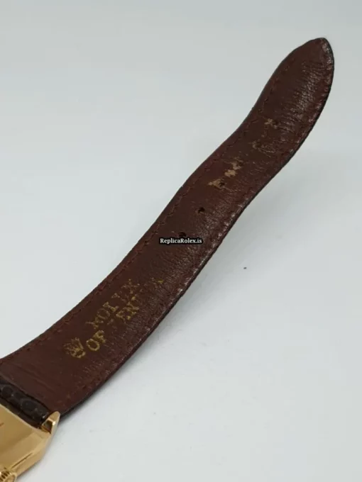 Wholesale Fakes Rolex Cellini 4135 27x36mm Yellow Gold Case Mens/unisex Watch - Image 8