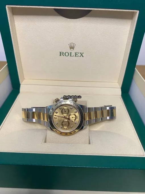 High Quality Replica Rolex Daytona 116503 Caliber 4130 Automatic Movement 40mm Gold/steel Case Mens/unisex Watch - Image 2