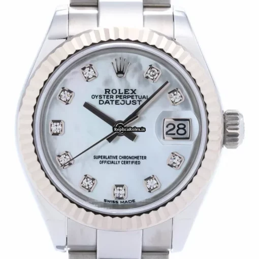 High-end Replica Rolex Lady-datejust 279174ng Caliber 2236 Automatic Movement 28mm Gold/steel Case Womens Watch - Image 2