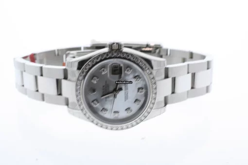 Fantastic Replica Rolex Lady-datejust 179384 Caliber 2235 Automatic Movement 26mm Steel Case Womens Watch - Image 11