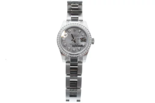 Fantastic Replica Rolex Lady-datejust 179384 Caliber 2235 Automatic Movement 26mm Steel Case Womens Watch - Image 4