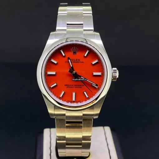 Fine Fakes Rolex Oyster Perpetual 31 277200 Caliber 2232 Automatic Movement 31mm Steel Case Womens Watch - Image 2