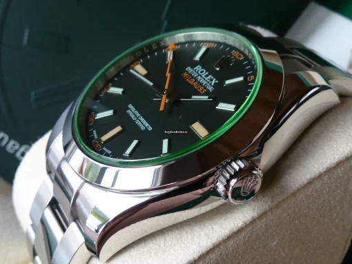 Awesome Replica Rolex Milgauss 116400gv Automatic Movement Steel Case Mens/unisex Watch - Image 10