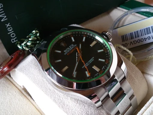 Awesome Replica Rolex Milgauss 116400gv Automatic Movement Steel Case Mens/unisex Watch - Image 16
