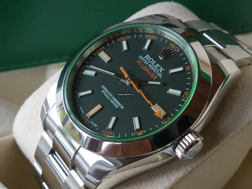 Awesome Replica Rolex Milgauss 116400gv Automatic Movement Steel Case Mens/unisex Watch - Image 5