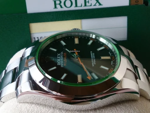Awesome Replica Rolex Milgauss 116400gv Automatic Movement Steel Case Mens/unisex Watch - Image 6