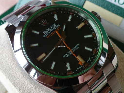 Awesome Replica Rolex Milgauss 116400gv Automatic Movement Steel Case Mens/unisex Watch - Image 9