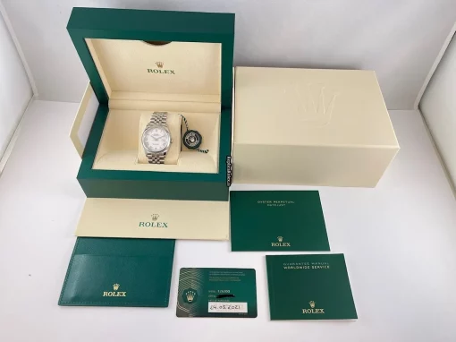 Lovely Replica Rolex Datejust 126200 Caliber 3235 Automatic Movement 36mm Steel Case Mens/unisex Watch - Image 6