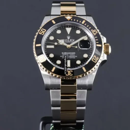 Great Fakes Rolex Submariner Date 126613ln Caliber 3235 Automatic Movement 41mm Gold/steel Case Mens/unisex Watch - Image 2