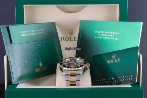Great Fakes Rolex Submariner Date 126613ln Caliber 3235 Automatic Movement 41mm Gold/steel Case Mens/unisex Watch - Image 5