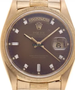 Awesome Fake Rolex Day-date 36 18238 Caliber 3055 Automatic Movement 36mm Yellow Gold Case Mens/unisex Watch