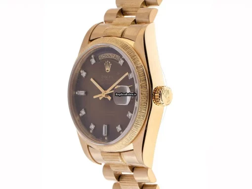 Awesome Fake Rolex Day-date 36 18238 Caliber 3055 Automatic Movement 36mm Yellow Gold Case Mens/unisex Watch - Image 2