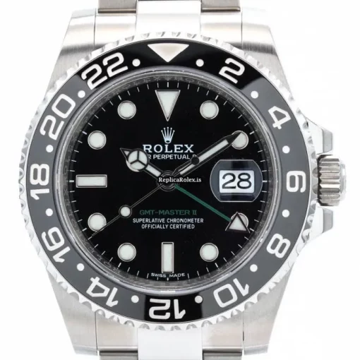 Affordable Replica Rolex Gmt-master II 116710ln Automatic Movement 40mm Steel Case Mens/unisex Watch - Image 2