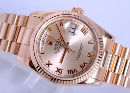 Superior Fakes Rolex Day-date 36 118235 Automatic Movement 36mm Rose Gold Case Mens/unisex Watch - Image 2