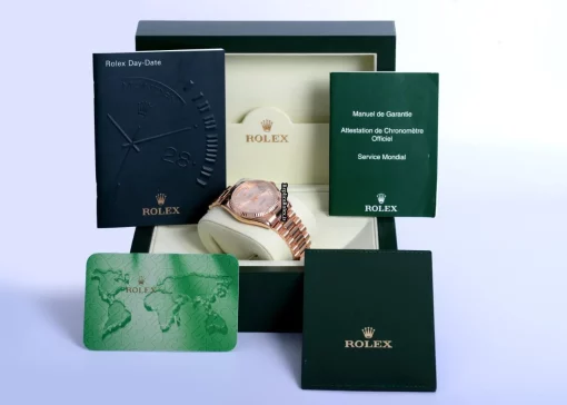 Superior Fakes Rolex Day-date 36 118235 Automatic Movement 36mm Rose Gold Case Mens/unisex Watch - Image 8