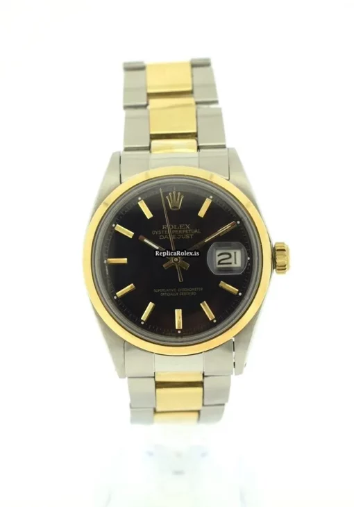 Wonderful Replica Rolex Datejust 1600 Automatic Movement 35mm Gold/steel Case Mens/unisex Watch