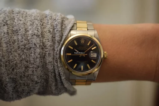 Wonderful Replica Rolex Datejust 1600 Automatic Movement 35mm Gold/steel Case Mens/unisex Watch - Image 9