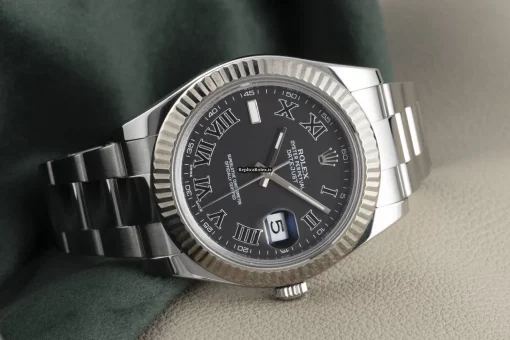 Offering Replica Rolex Datejust II 116334 Caliber 3136 Automatic Movement 41mm Gold/steel Case Mens/unisex Watch - Image 3